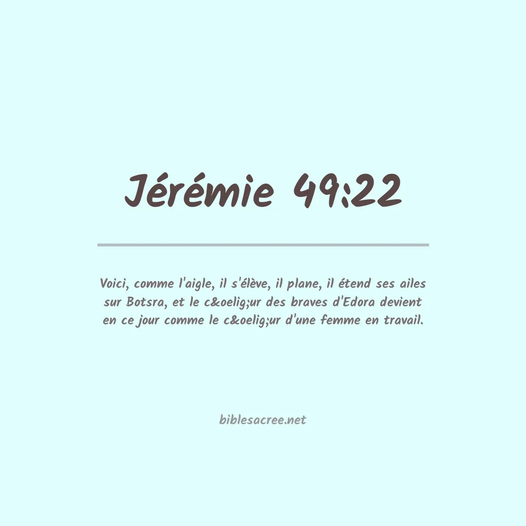 Jérémie - 49:22