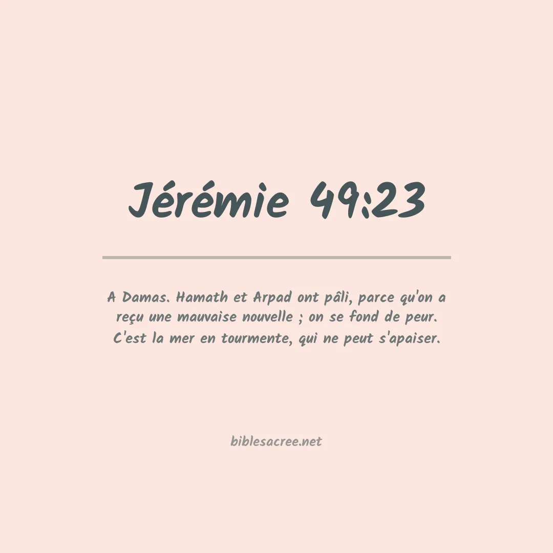 Jérémie - 49:23