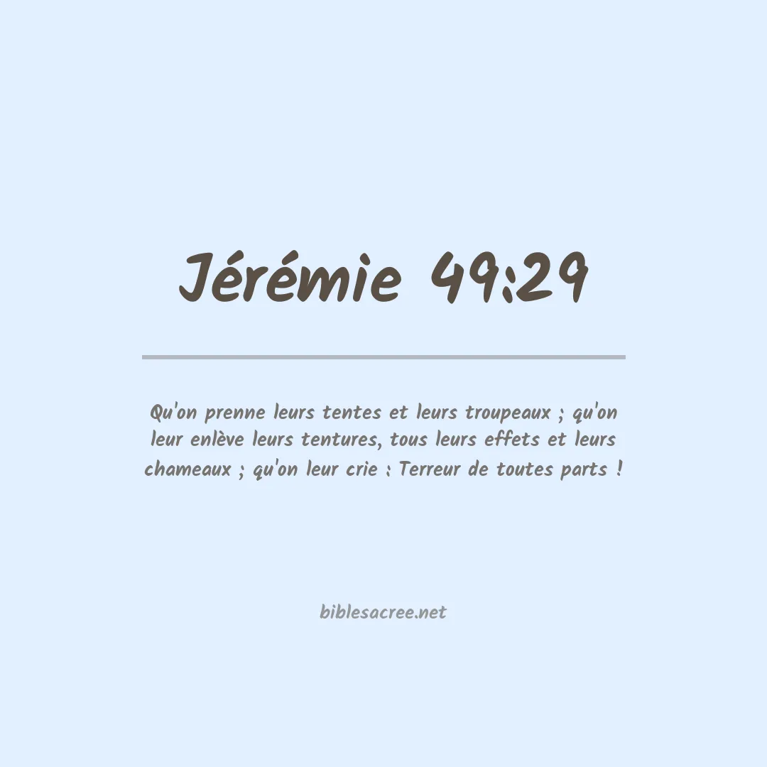 Jérémie - 49:29