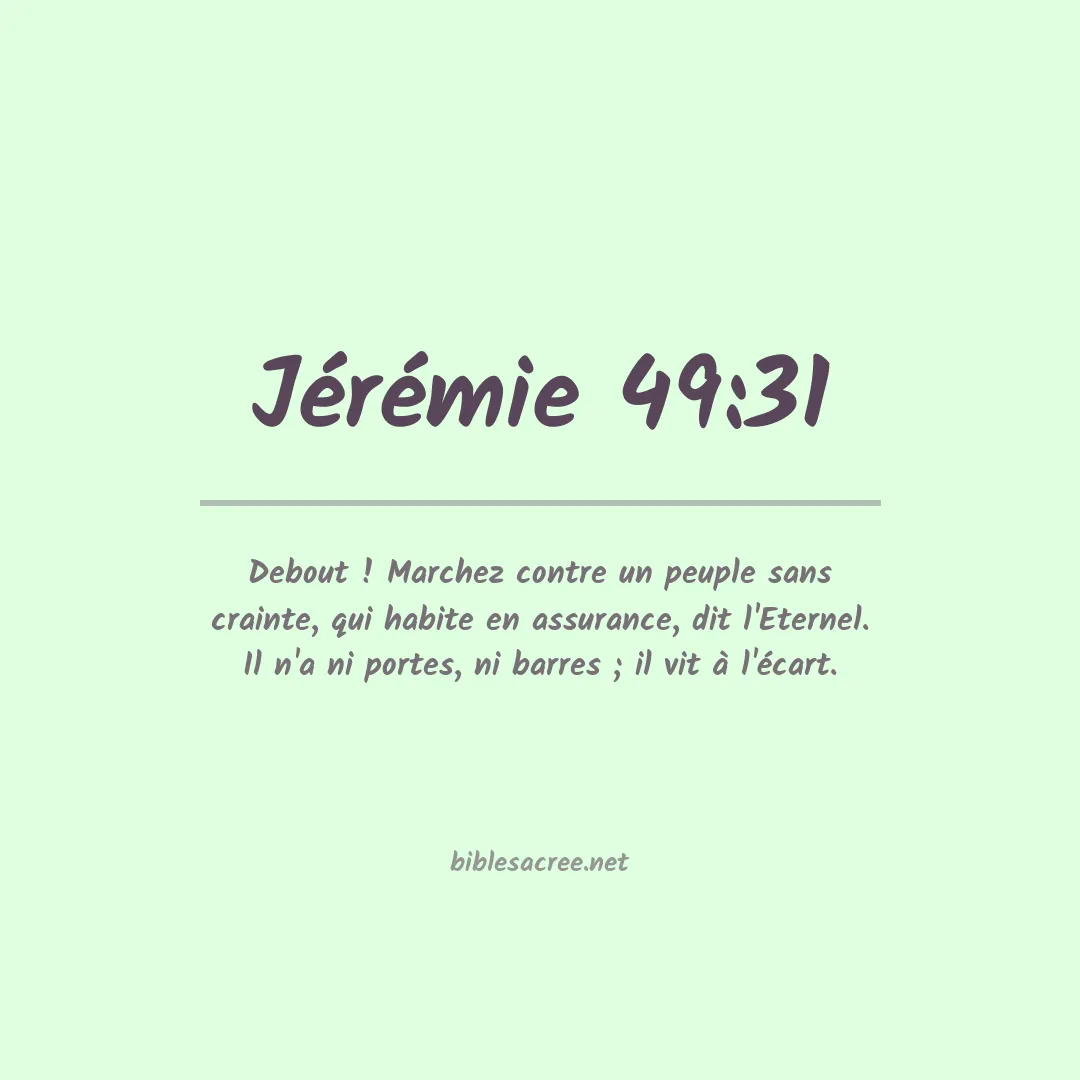 Jérémie - 49:31