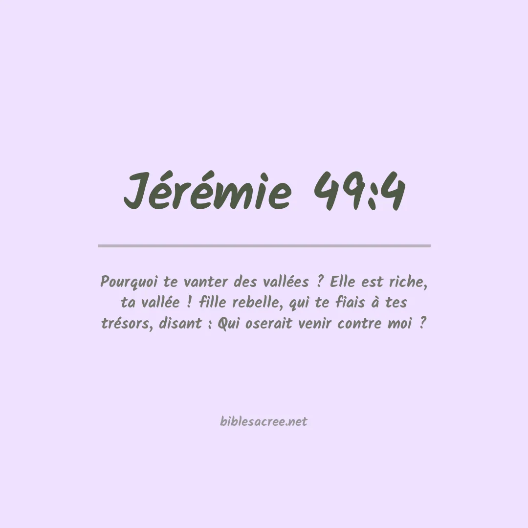 Jérémie - 49:4