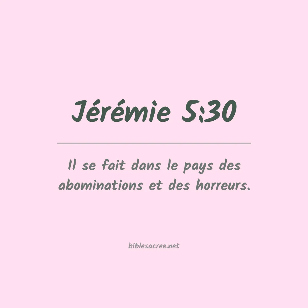 Jérémie - 5:30