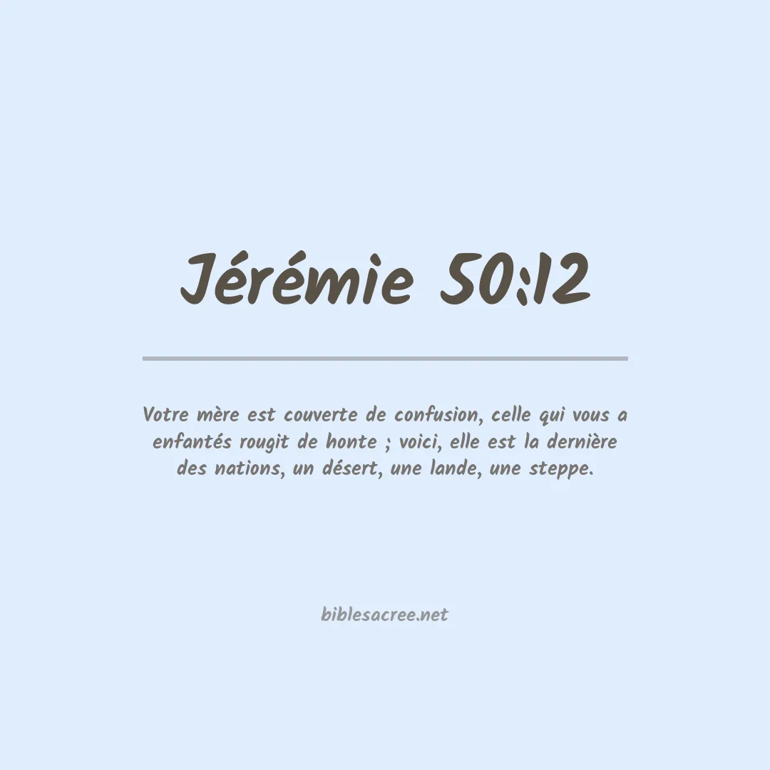 Jérémie - 50:12