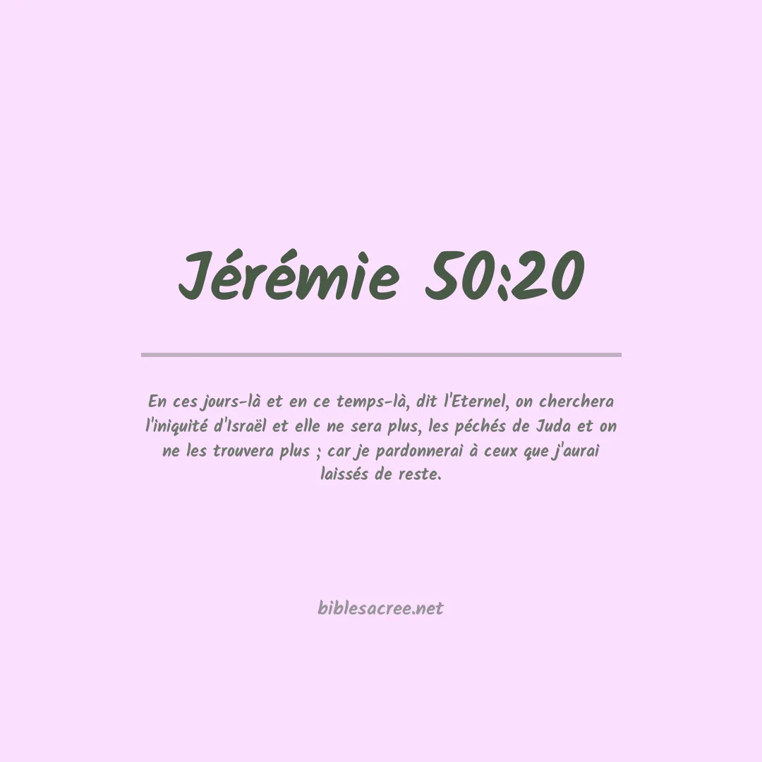 Jérémie - 50:20