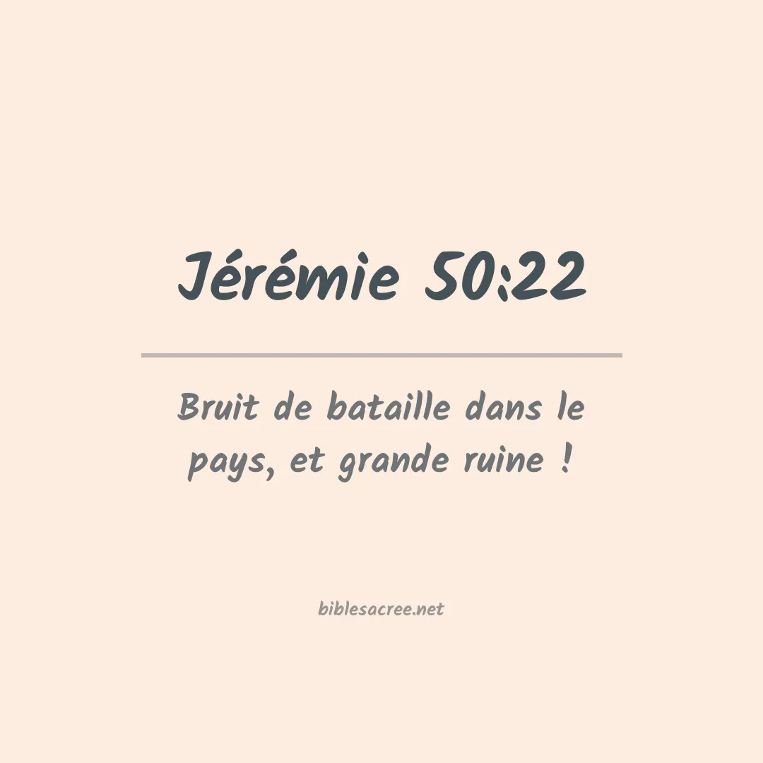 Jérémie - 50:22
