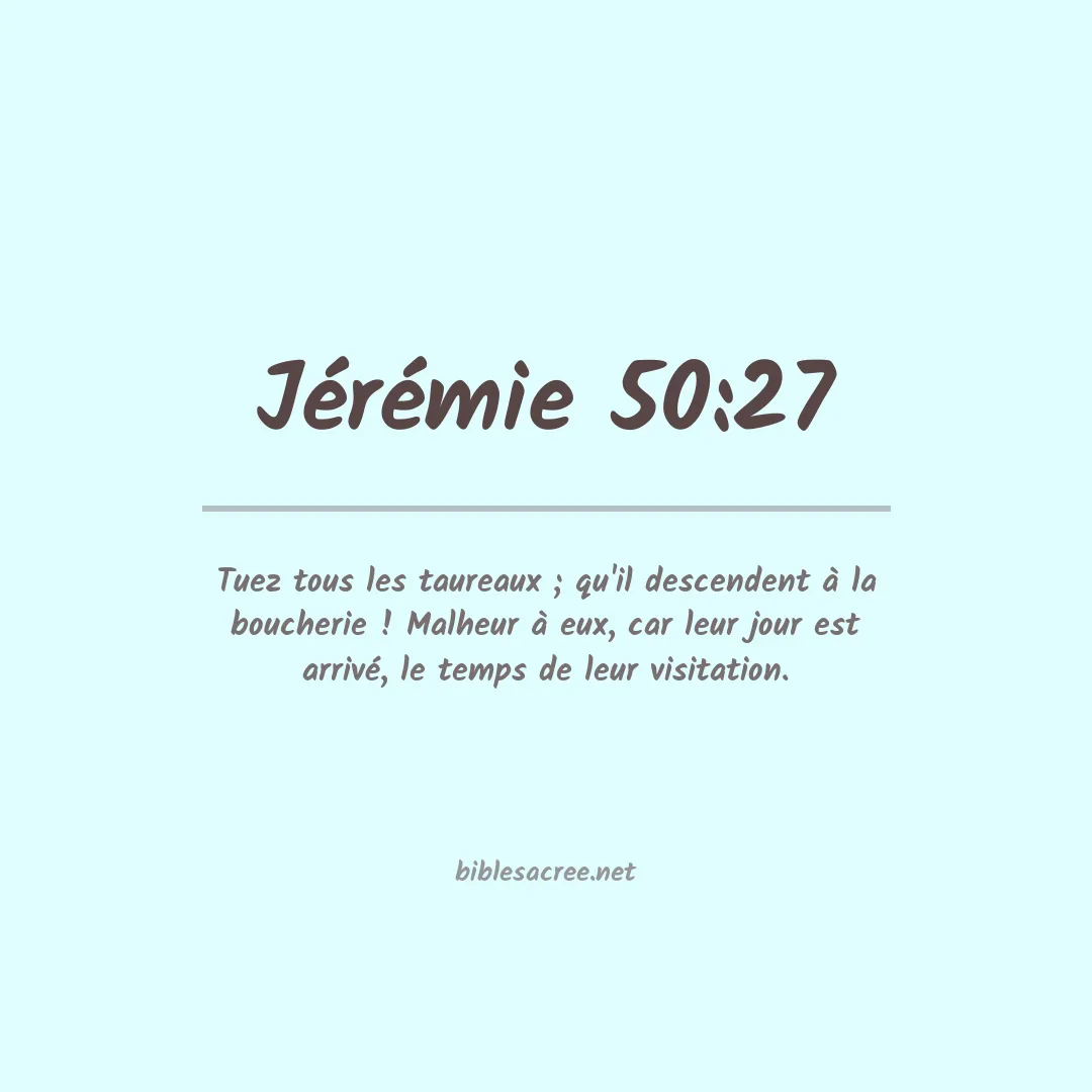 Jérémie - 50:27