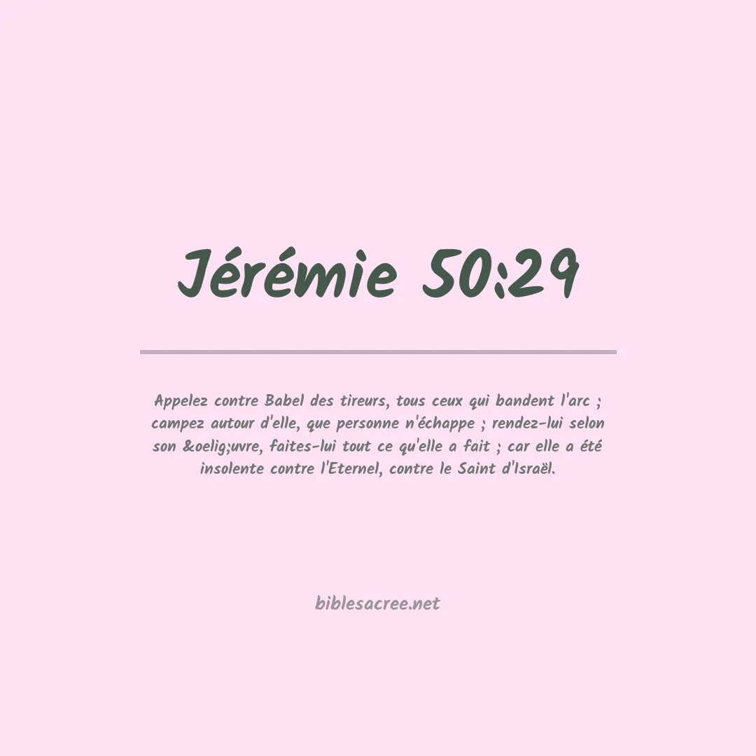 Jérémie - 50:29