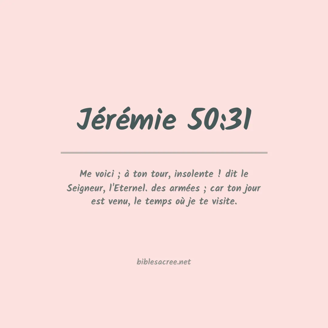Jérémie - 50:31