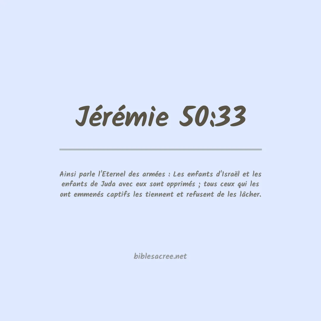 Jérémie - 50:33