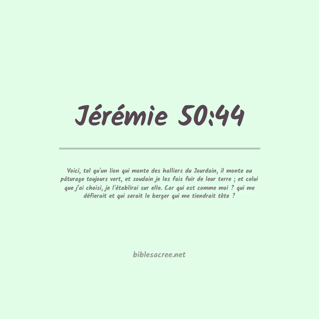 Jérémie - 50:44