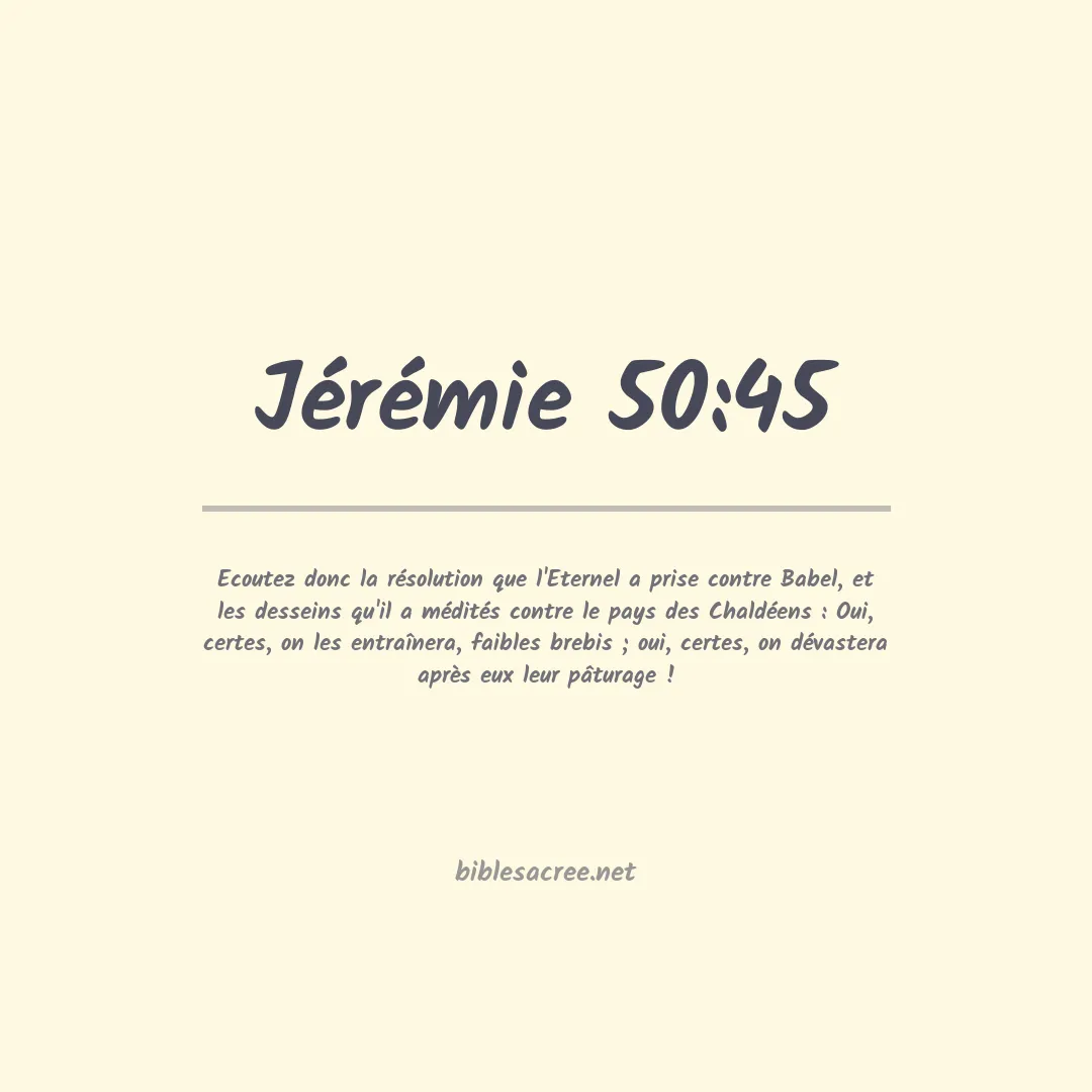 Jérémie - 50:45