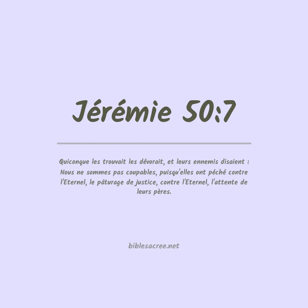 Jérémie - 50:7