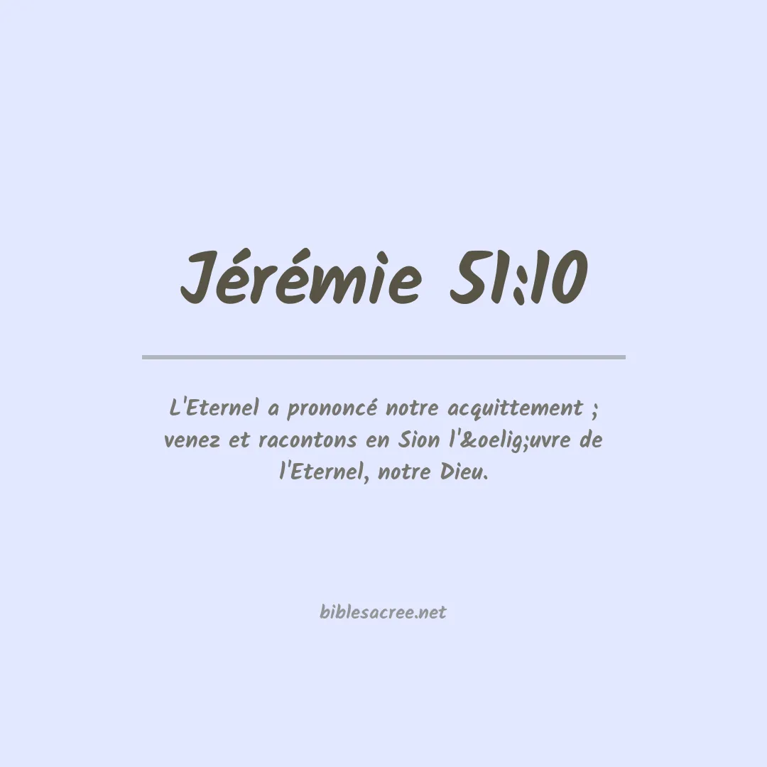 Jérémie - 51:10