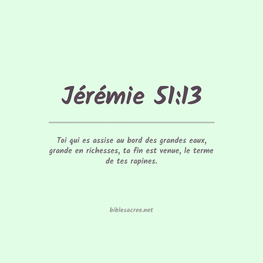 Jérémie - 51:13