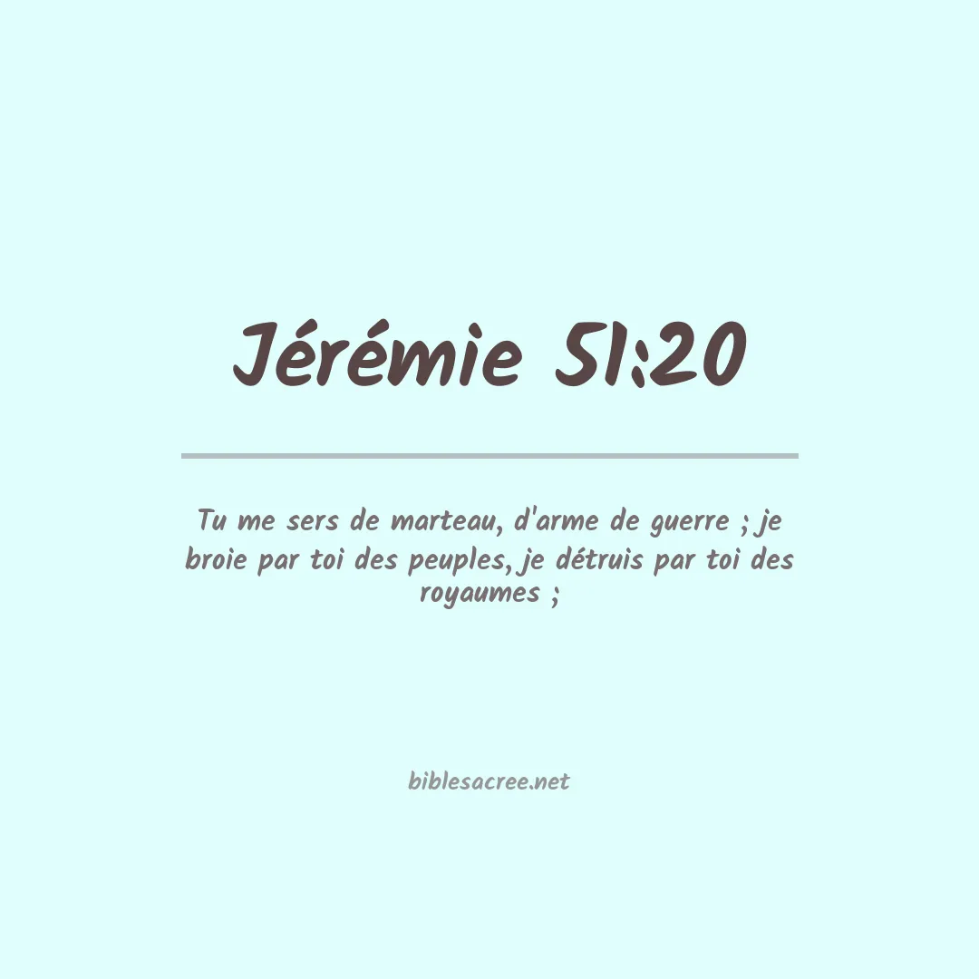 Jérémie - 51:20