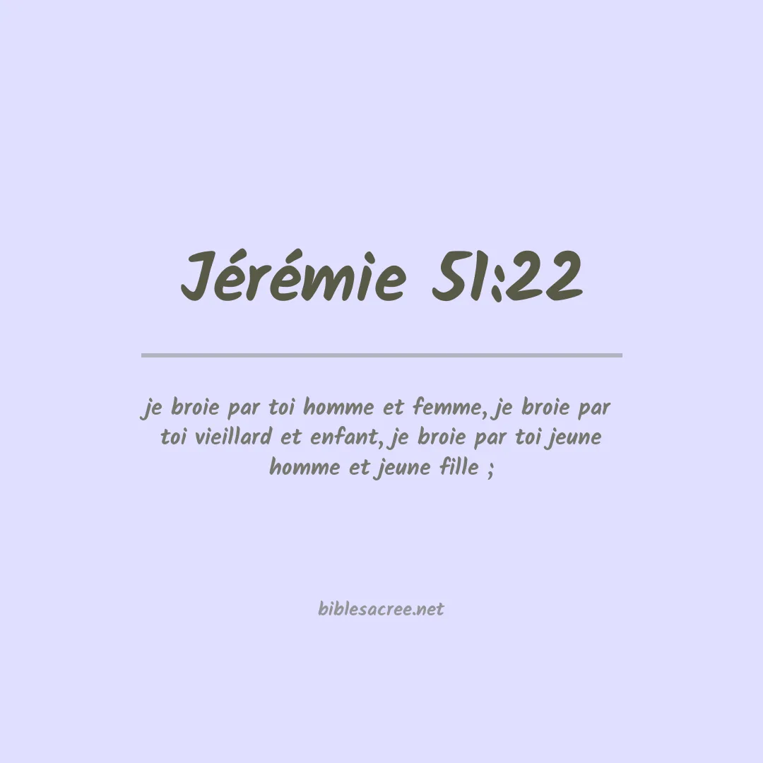 Jérémie - 51:22