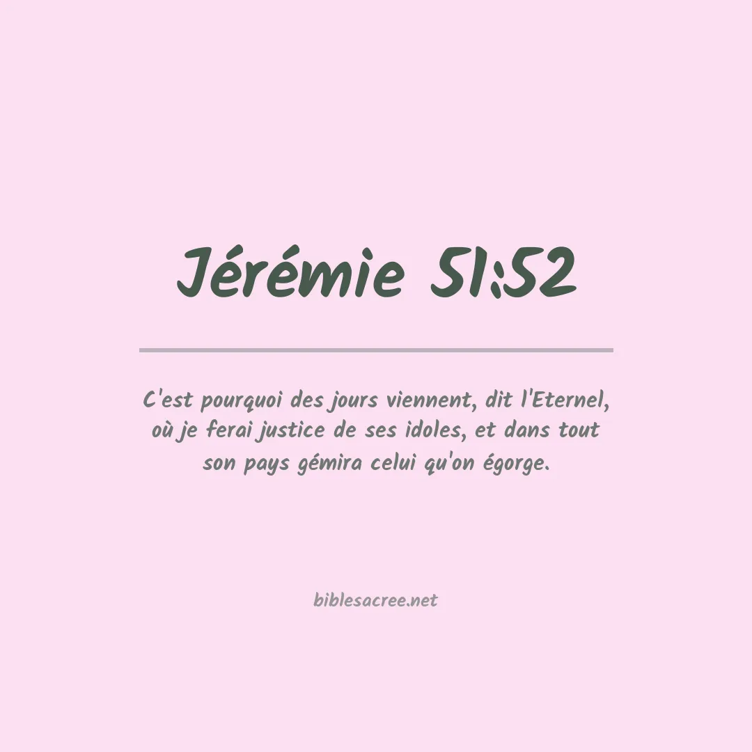Jérémie - 51:52