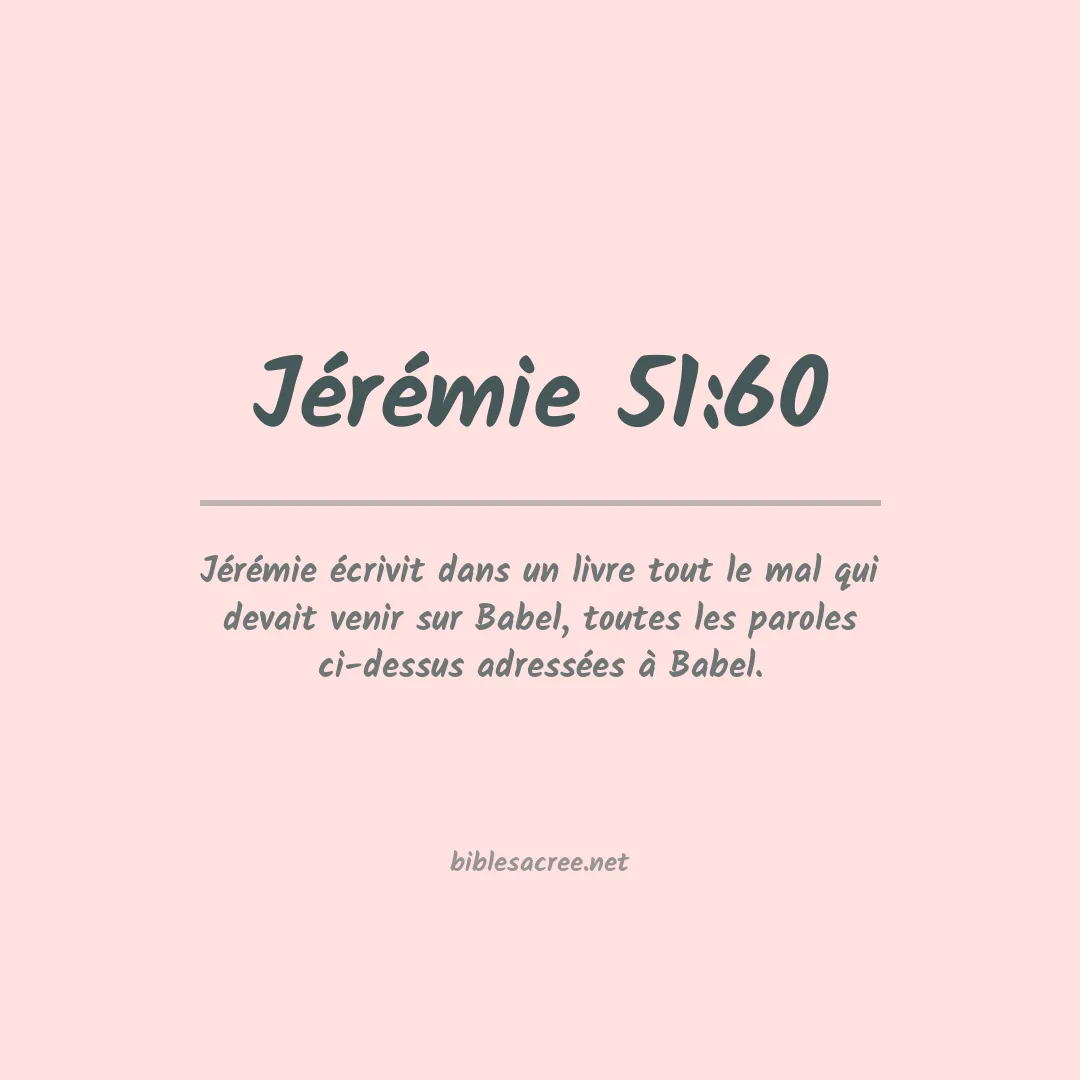 Jérémie - 51:60