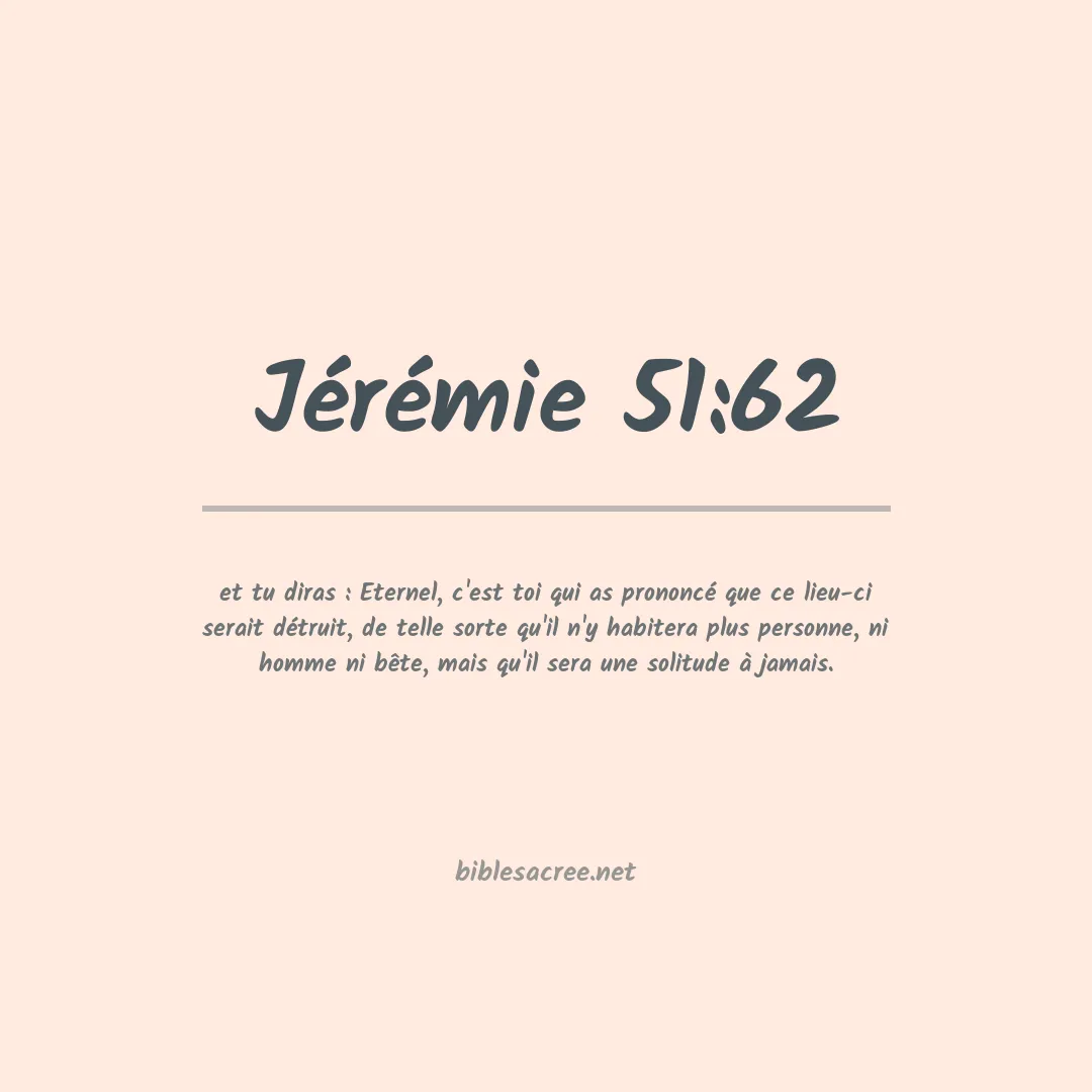Jérémie - 51:62