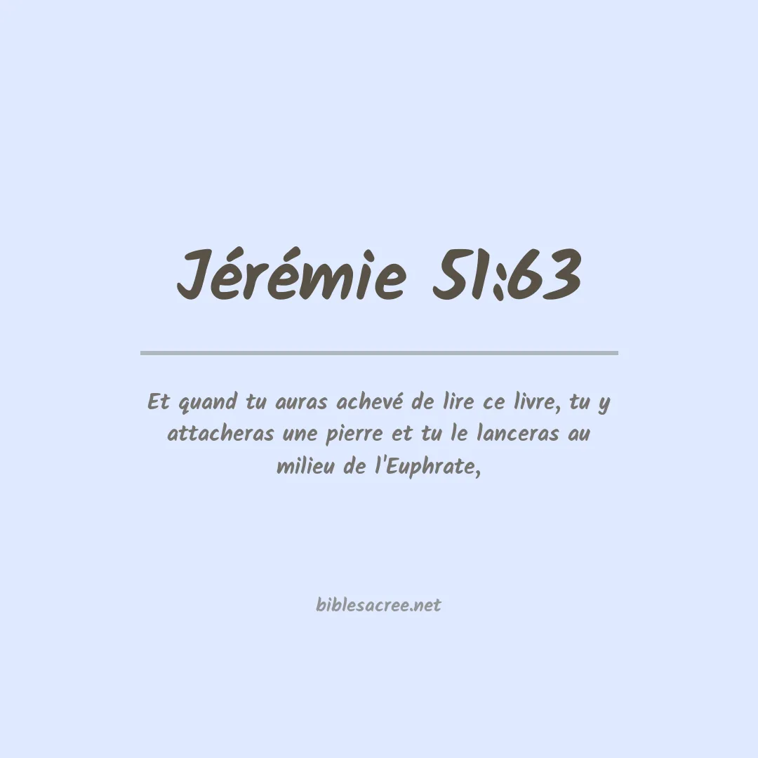 Jérémie - 51:63