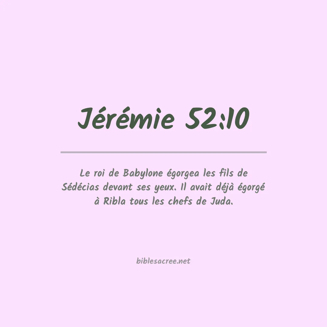 Jérémie - 52:10