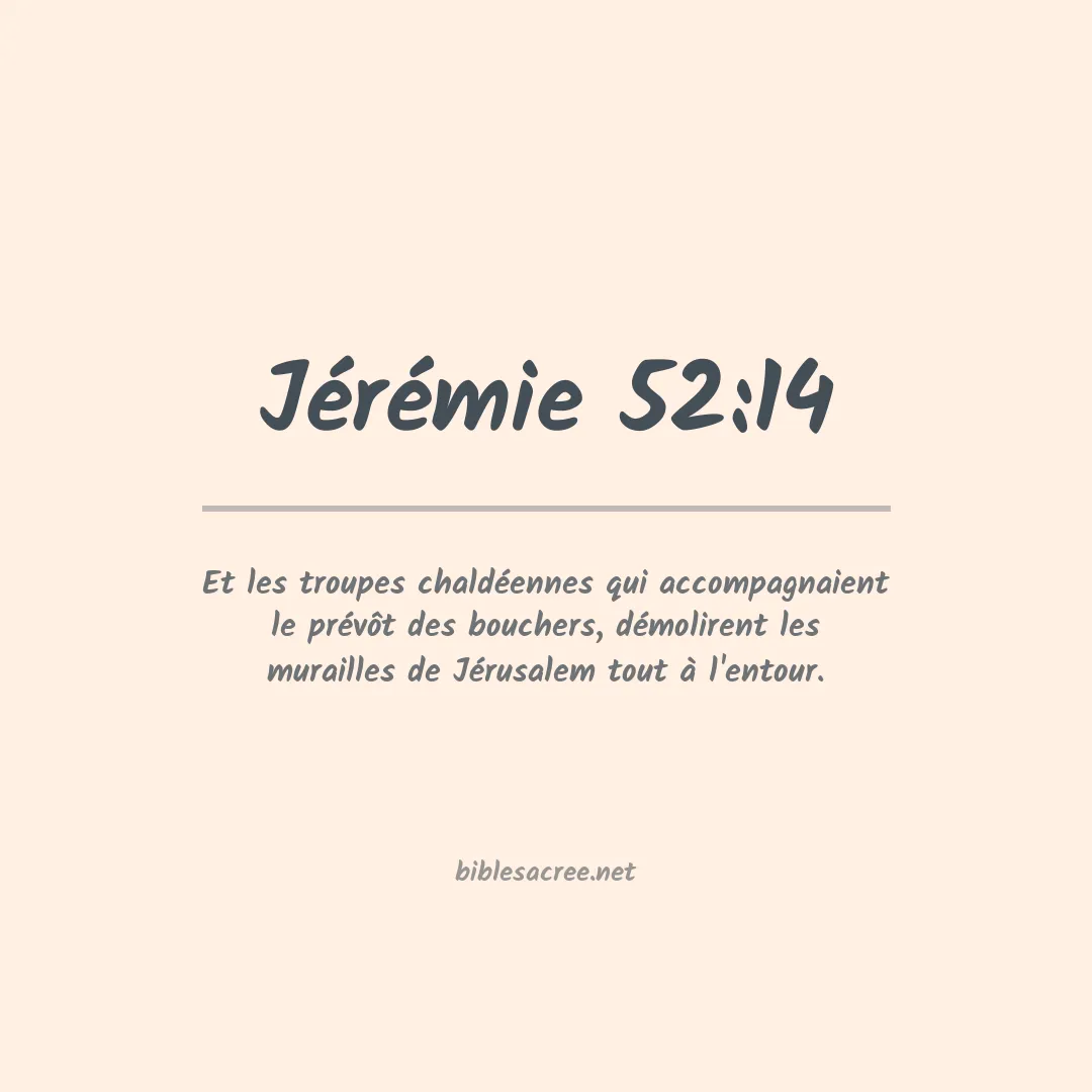 Jérémie - 52:14