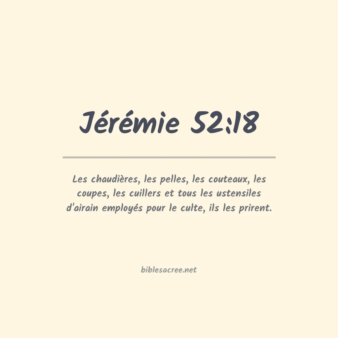Jérémie - 52:18