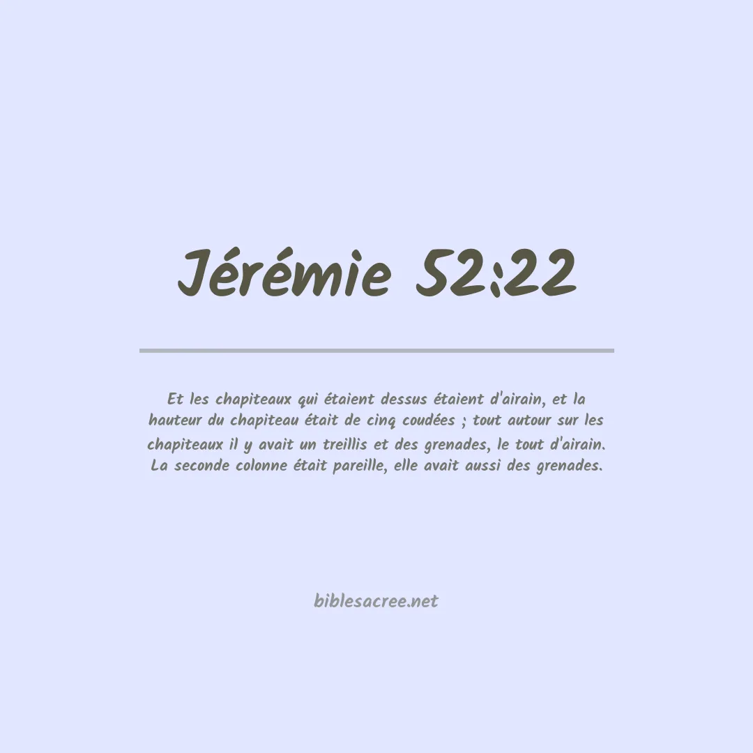 Jérémie - 52:22