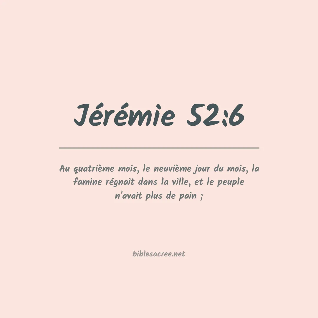 Jérémie - 52:6