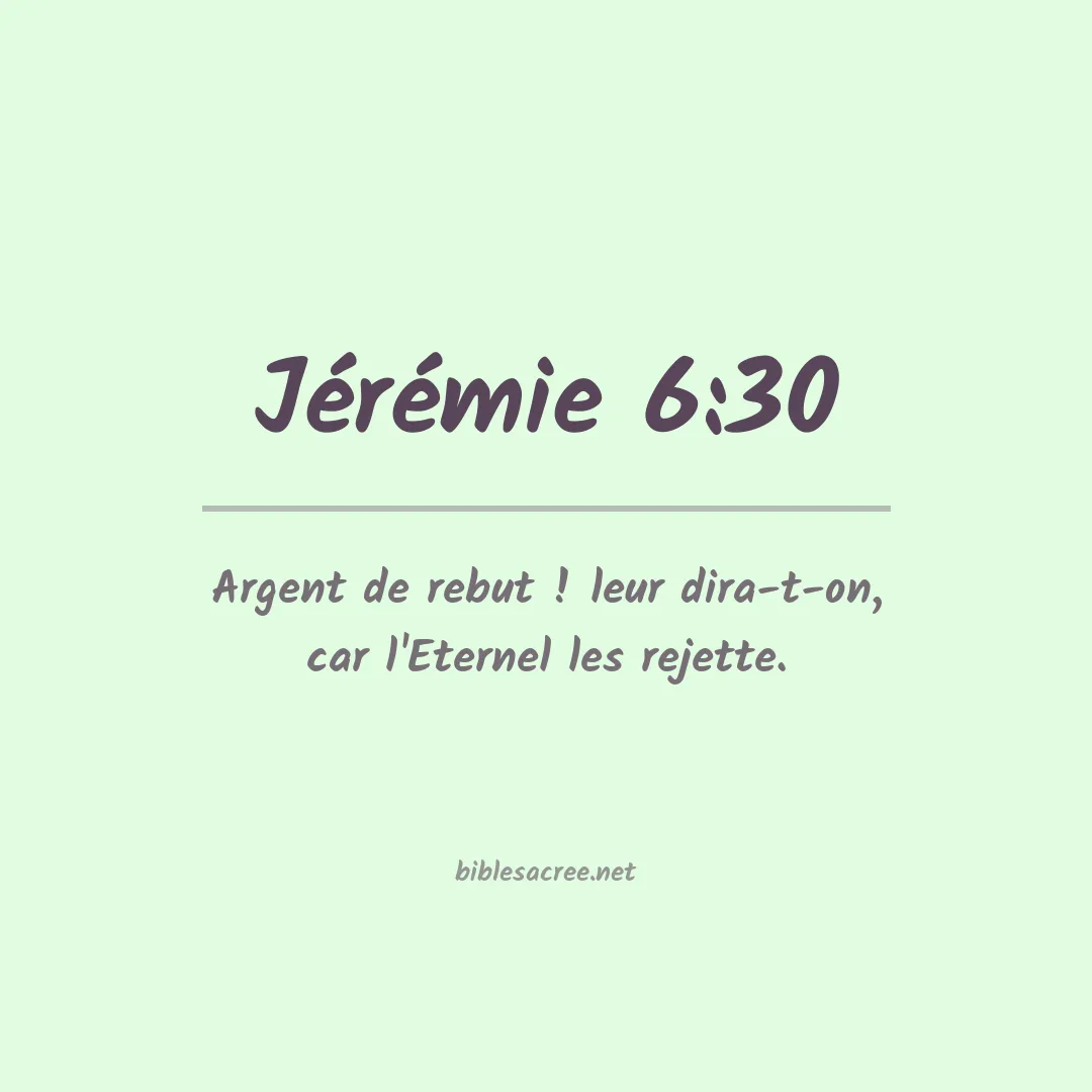 Jérémie - 6:30