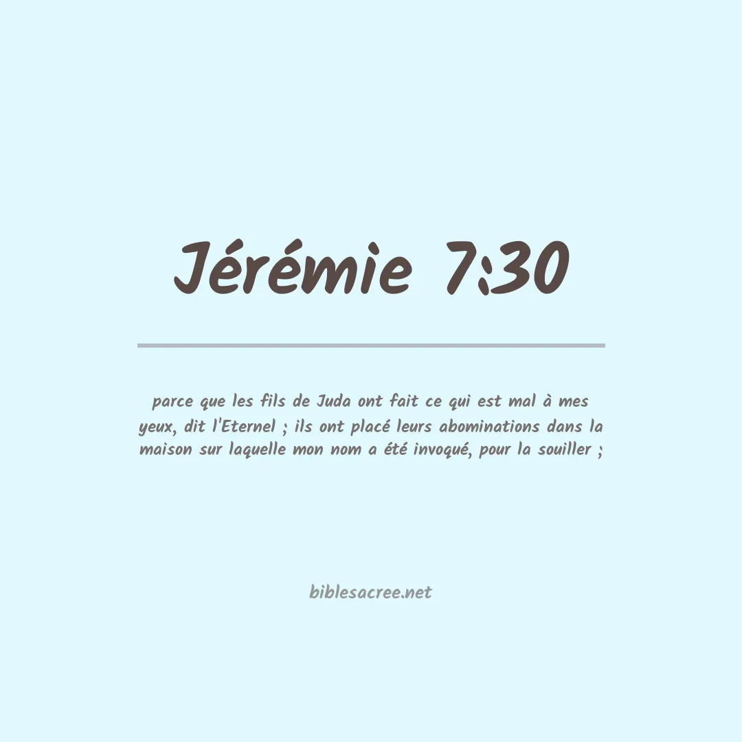 Jérémie - 7:30
