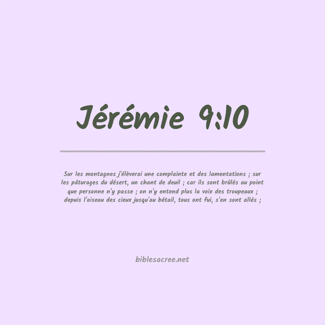 Jérémie - 9:10