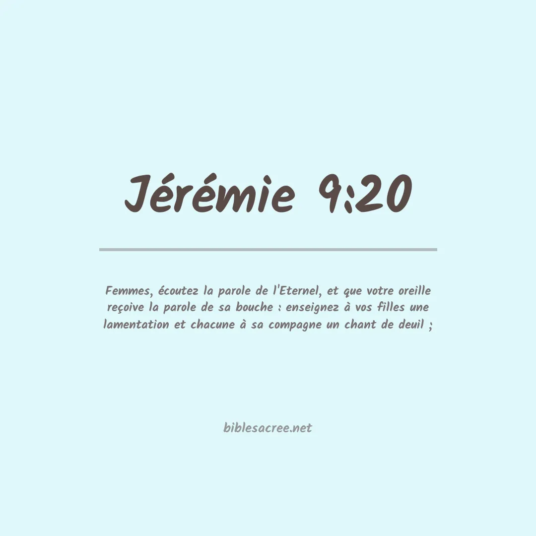 Jérémie - 9:20