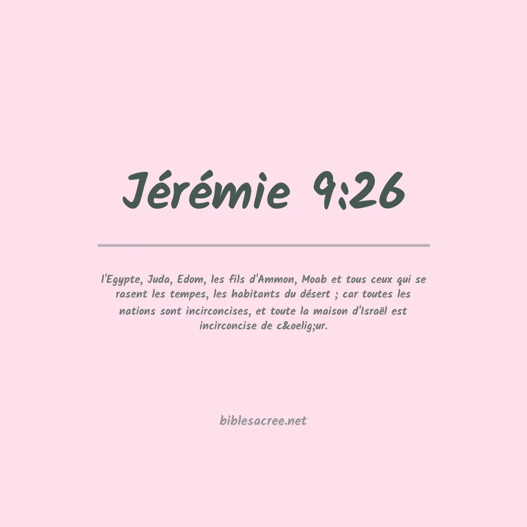 Jérémie - 9:26