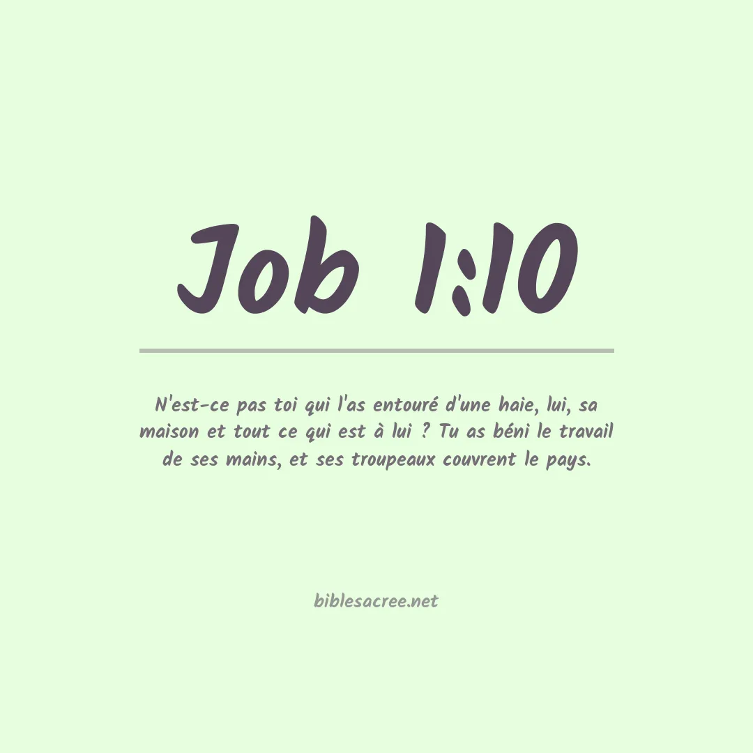 Job - 1:10