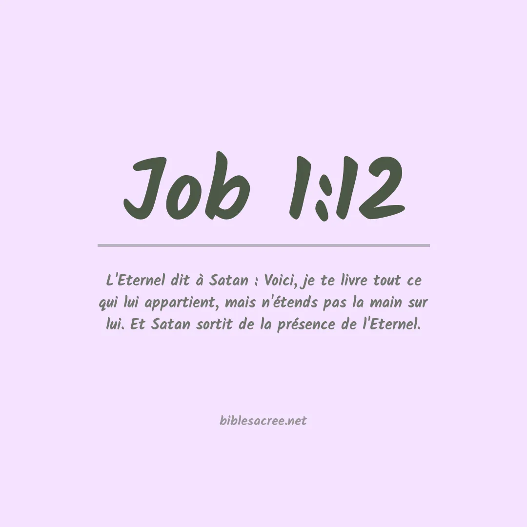 Job - 1:12