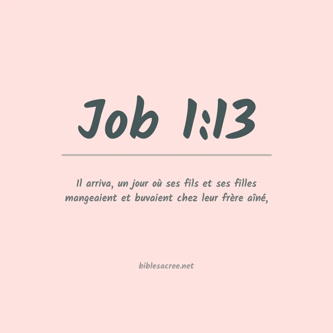 Job - 1:13