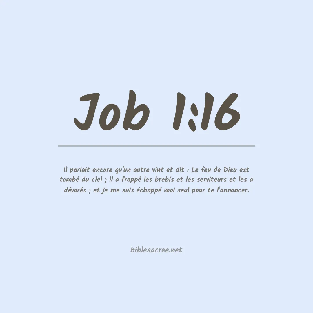 Job - 1:16