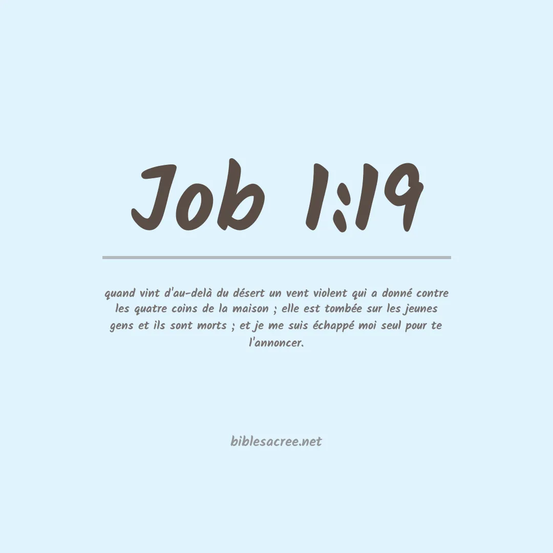 Job - 1:19