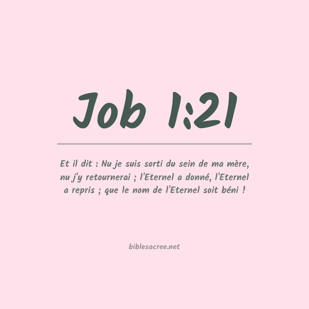Job - 1:21