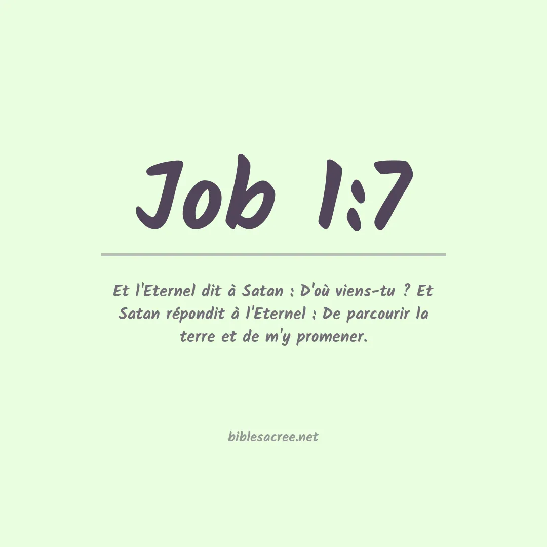 Job - 1:7