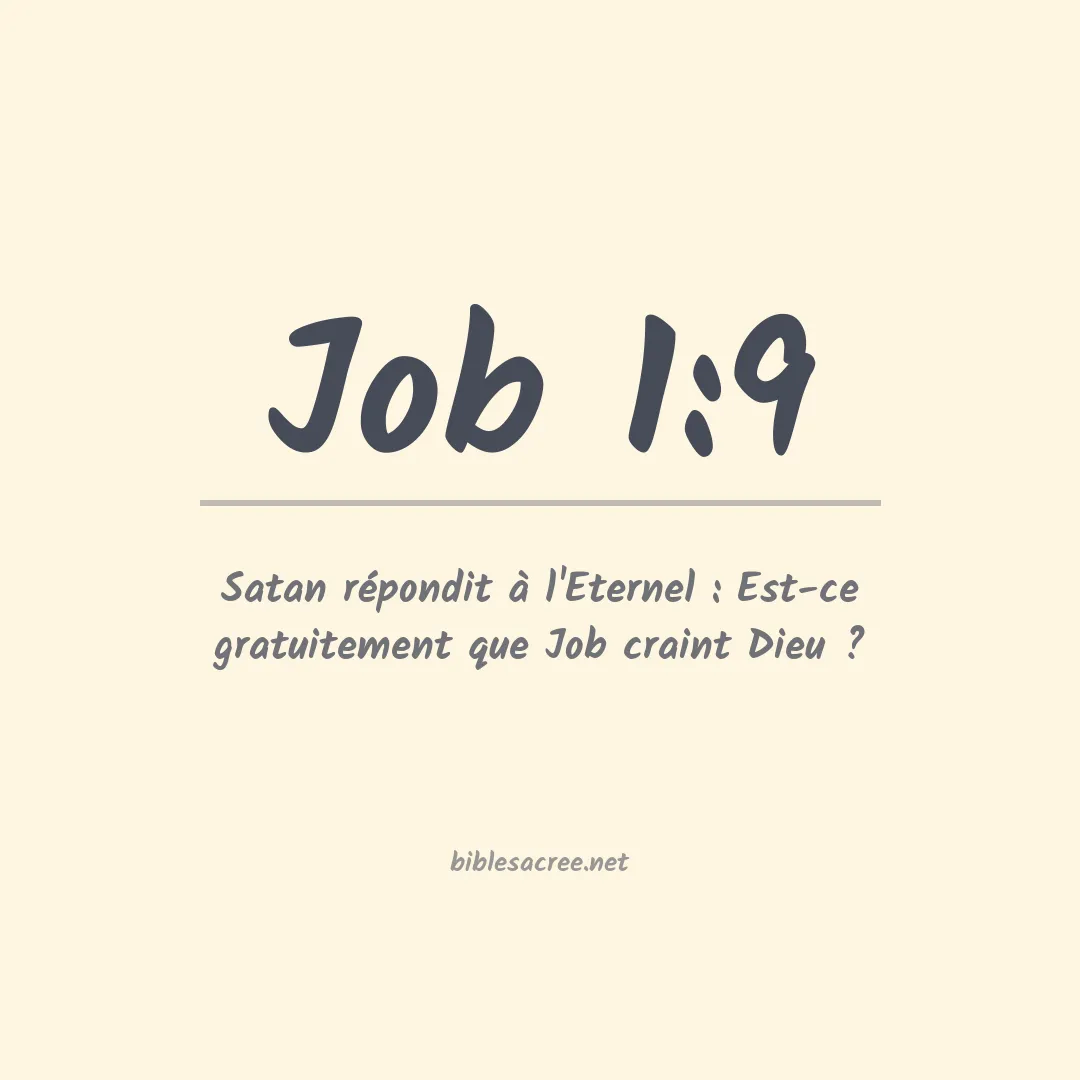 Job - 1:9