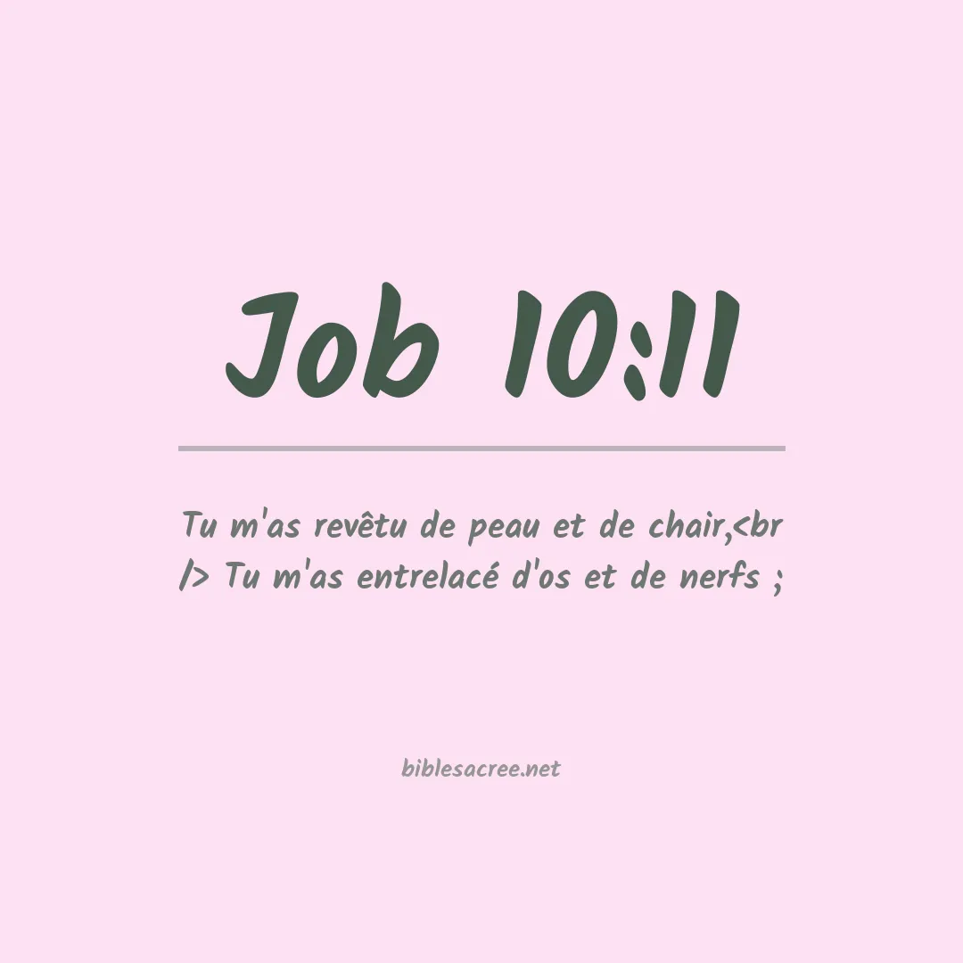Job - 10:11