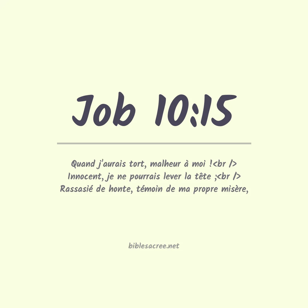Job - 10:15