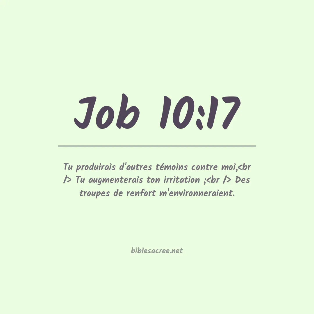 Job - 10:17
