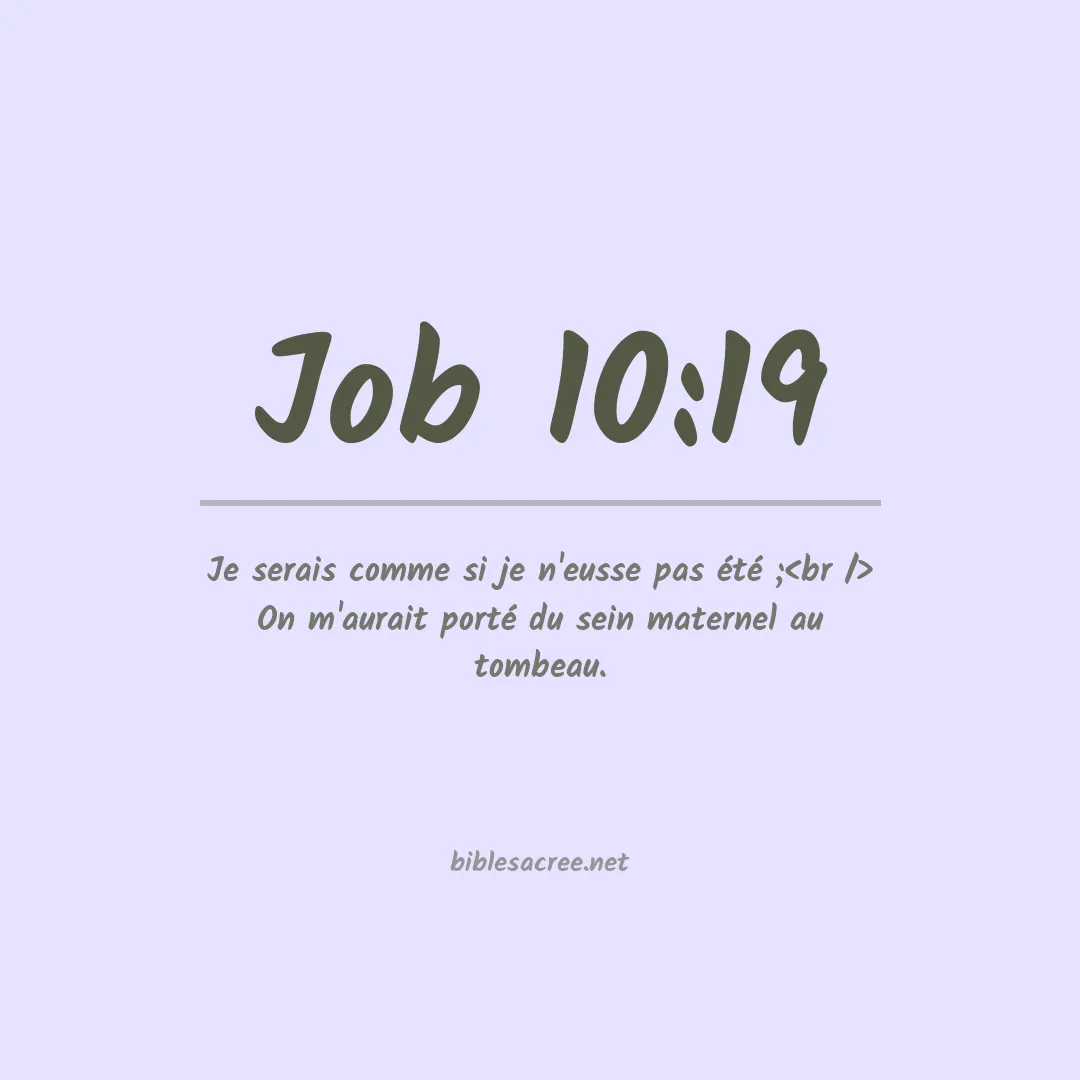 Job - 10:19