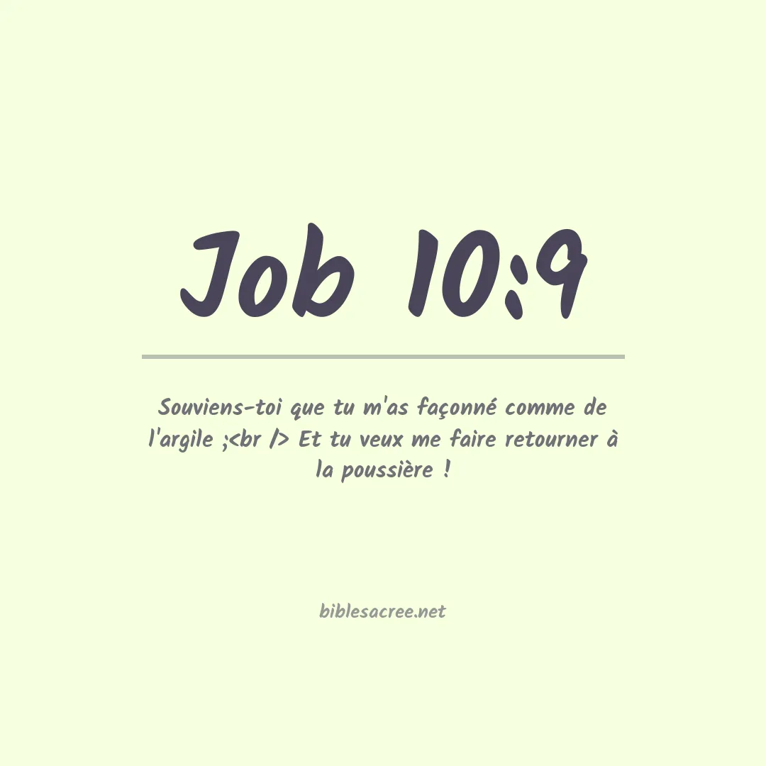 Job - 10:9