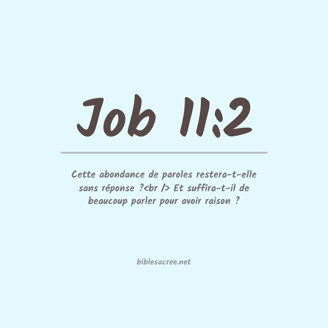 Job - 11:2