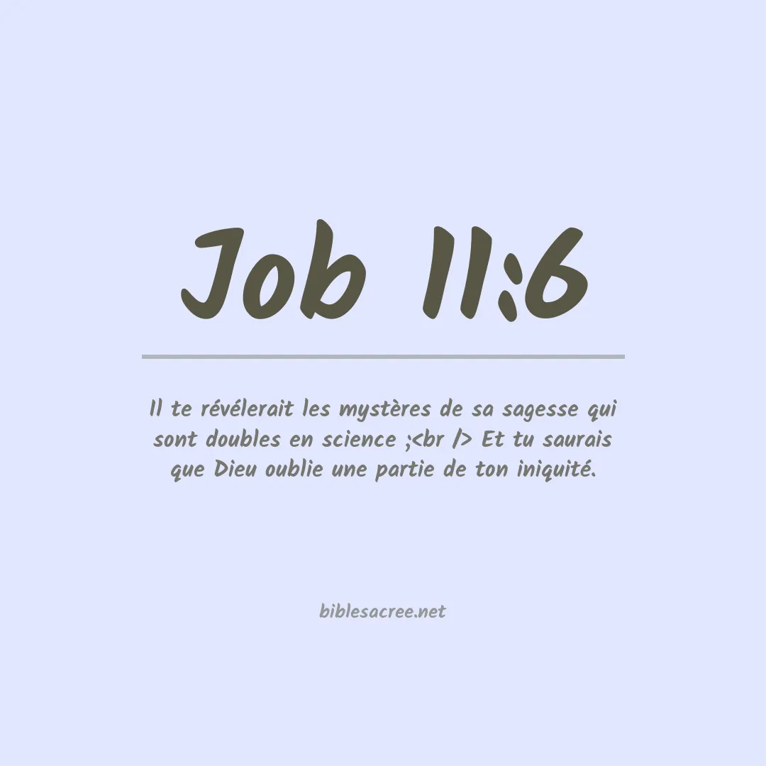 Job - 11:6