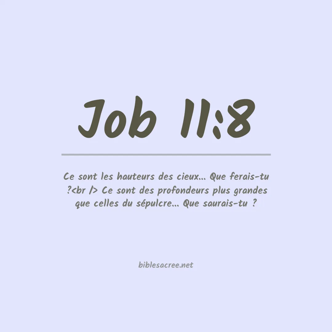Job - 11:8